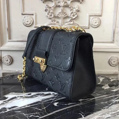 Сумка Louis Vuitton Monogram Empreinte Leather Saint Sulpice BB M44242 "Black" фото № 3