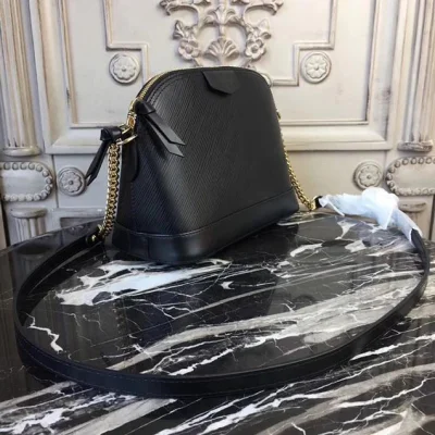 Сумка Louis Vuitton Epi Leather Alma Mini M51405 "Black" фото № 3