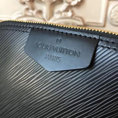 Сумка Louis Vuitton Epi Leather Alma Mini M51405 "Black" фото № 6