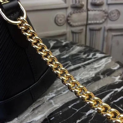 Сумка Louis Vuitton Epi Leather Alma Mini M51405 "Black" фото № 9