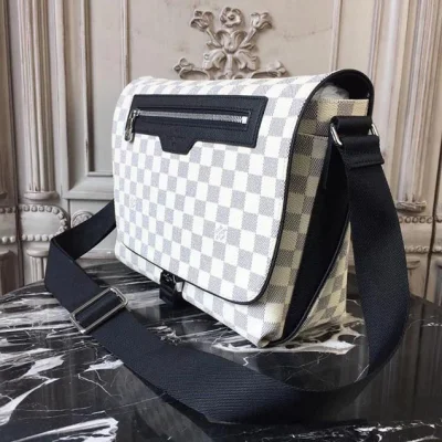 Сумка Louis Vuitton Damier Coated Canvas Matchpoint Messenger N40019 "White" фото № 3