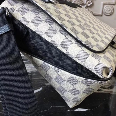 Сумка Louis Vuitton Damier Coated Canvas Matchpoint Messenger N40019 "White" фото № 5