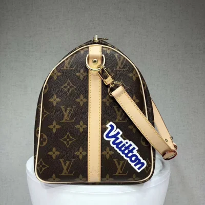 Сумка Louis Vuitton Monogram Canvas Speedy 30 Bandouliere M43989 "Brown" фото № 4