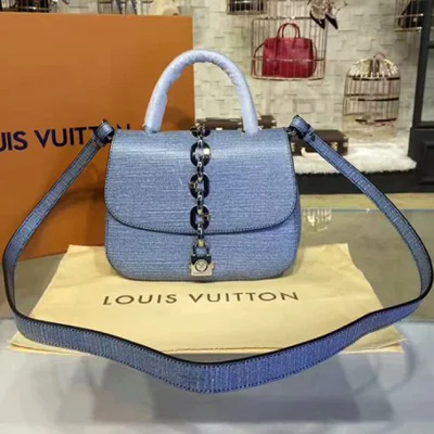 Сумка Louis Vuitton Chain It Bag PM Tote Bag M54606 Epi Leather "Denim Blue" фото № 2