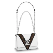 Сумка Louis Vuitton M51878 Twist MM Epi Leather "White"