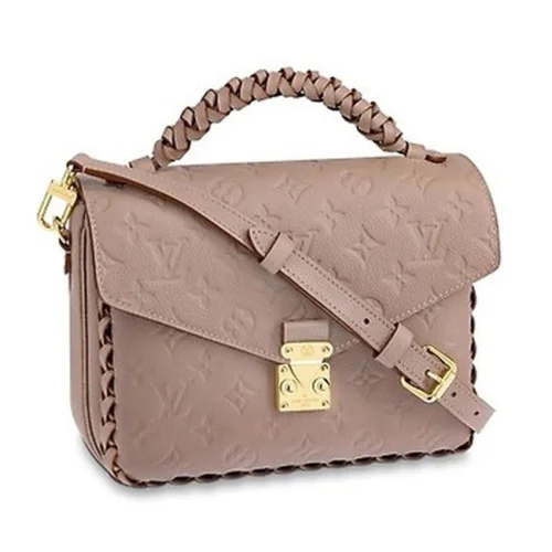 Сумка Louis Vuitton M43941 Pochette Metis Monogram Empreinte Leather Vison "Beige"