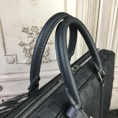 Портфель Louis Vuitton Porte-Documents Voyage N41146 Damier Infini Leather "Black" фото № 5