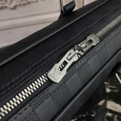 Портфель Louis Vuitton Porte-Documents Voyage N41146 Damier Infini Leather "Black" фото № 6