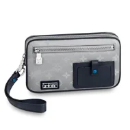 Клатч Louis Vuitton Alpha Clutch M44171 Monogram Canvas "Gray"