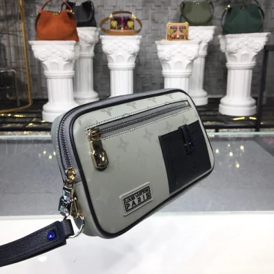 Клатч Louis Vuitton Alpha Clutch M44171 Monogram Canvas "Gray" фото № 3