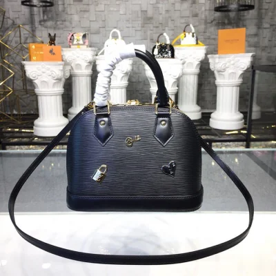 Сумка Louis Vuitton Alma BB M52884 Epi Leather "Black" фото № 4
