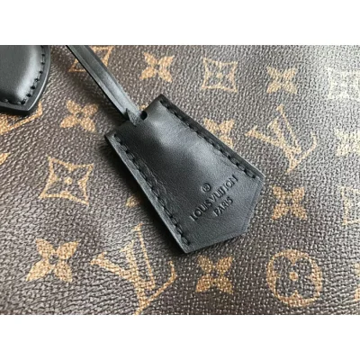 Сумка Louis Vuitton Flower Zipped Tote MM M44347 Monogram Canvas Black "Brown" фото № 7
