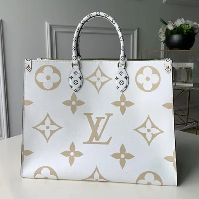 Сумка Louis Vuitton Onthego Tote Bag M44571 Monogram Coated Canvas Khaki Green "White" фото № 2