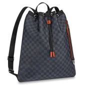 Рюкзак Louis Vuitton Drawstring Backpack N40170 Damier Cobalt Canvas "Navy Blue"