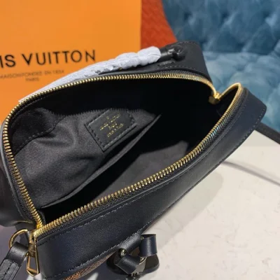 Сумка Louis Vuitton Santa Monica N40189 Damier Ebene Canvas Black "Brown" фото № 8