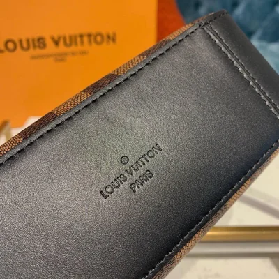 Сумка Louis Vuitton Santa Monica N40189 Damier Ebene Canvas Black "Brown" фото № 7