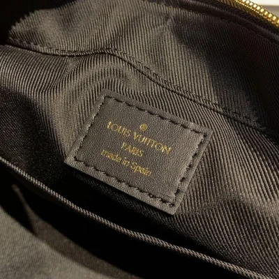 Сумка Louis Vuitton Santa Monica N40189 Damier Ebene Canvas Black "Brown" фото № 9