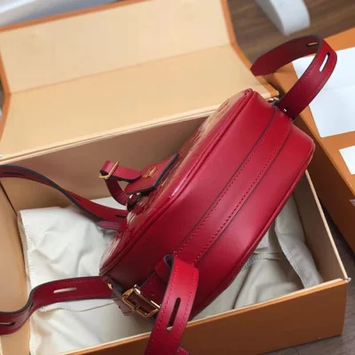 Сумка Louis Vuitton Boite Chapeau Souple M54100 Monogram Vernis "Red" фото № 6