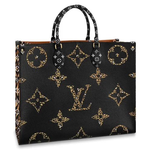 Сумка Louis Vuitton Onthego M44674 Monogram Coated Canvas Brown "Black"