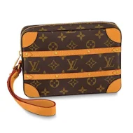 Сумка Louis Vuitton Soft Trunk Pouch M44779 Monogram Canvas "Brown"