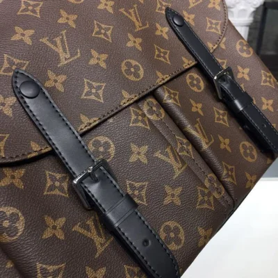 Сумка Louis Vuitton Christopher Messenger Bag 36cm Monogram Macassar Canvas Fall Winter 2018 Collection N41500 "Brown" фото № 3