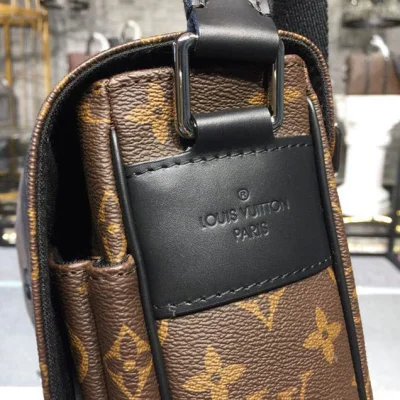 Сумка Louis Vuitton Christopher Messenger Bag 36cm Monogram Macassar Canvas Fall Winter 2018 Collection N41500 "Brown" фото № 5