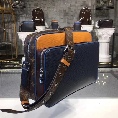 Сумка Louis Vuitton Epi Patchwork Nil Slim Bag M51465 2018 "Navy Blue" фото № 3