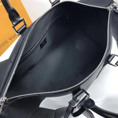 Сумка Louis Vuitton Keepall Bandouliere 50 Travel Bag M52187 2018 "Black" фото № 8