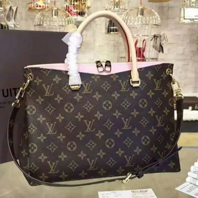 Сумка Louis Vuitton M40468 Pallas Tote Bag Monogram Canvas "Brown" фото № 2