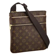 Сумка Louis Vuitton M40524 Valmy Pochette Crossbody Bag Monogram Canvas "Brown"
