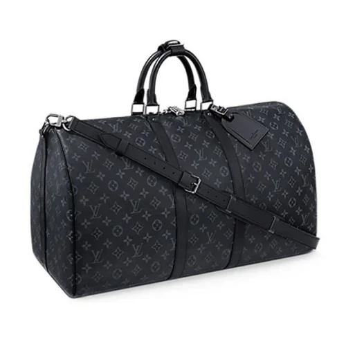 Сумка Louis Vuitton M40605 Keepall 55 Bandouliere Duffel Bag Monogram Eclipse Canvas "Black"