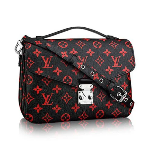 Сумка Louis Vuitton M41462 Pochette Metis Crossbody Bag Monogram Canvas "Black"
