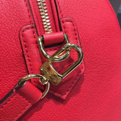 Сумка Louis Vuitton M42399 Speedy Bandouliere 25 Tote Bag Monogram Empreinte Leather "Red" фото № 6