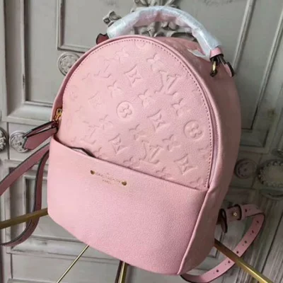 Рюкзак Louis Vuitton M44019 Sorbonne Backpack Monogram Empreinte Leather "Pink" фото № 3