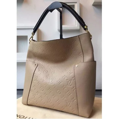Сумка Louis Vuitton M50075 Bagatelle Hobo Bag Monogram Empreinte Leather "Beige" фото № 3