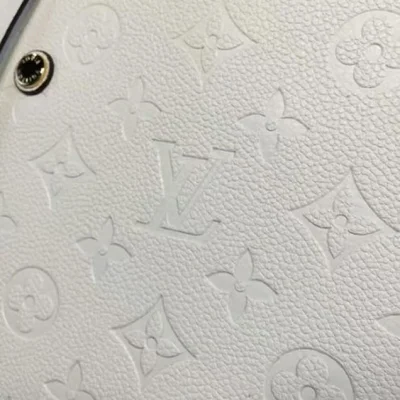 Сумка Louis Vuitton M50880 Montaigne BB Tote Bag Monogram Empreinte Leather "White" фото № 7