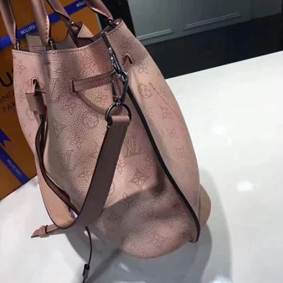 Сумка Louis Vuitton M54401 Girolata Tote Bag Mahina Leather "Pink" фото № 5