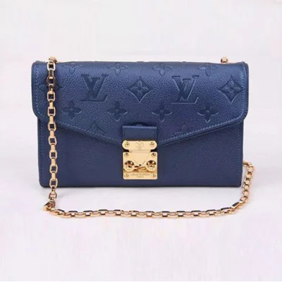 Сумка Louis Vuitton M60745 Pochette Saint-Germain Crossbody Bag Monogram Empreinte Leather "Navy Blue" фото № 2