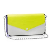 Клатч Louis Vuitton M61753 Pochette Felicie Crossbody Bag Epi Leather "Black"