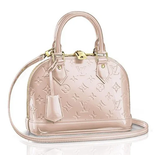 Сумка Louis Vuitton M90064 Alma BB Tote Bag Monogram Vernis "Beige"