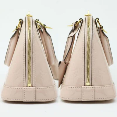 Сумка Louis Vuitton M90064 Alma BB Tote Bag Monogram Vernis "Beige" фото № 4