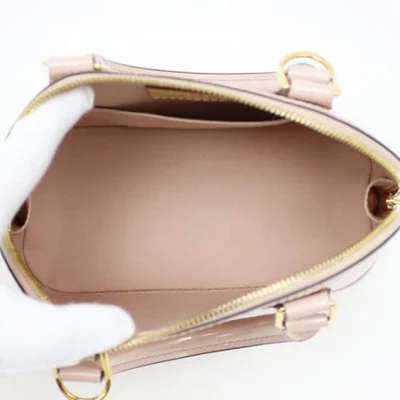 Сумка Louis Vuitton M90064 Alma BB Tote Bag Monogram Vernis "Beige" фото № 6