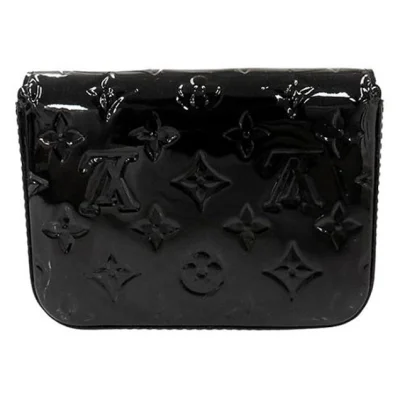 Сумка Louis Vuitton M90283 Mini Sac Lucie Crossbody Bag Monogram Vernis "Black" фото № 4