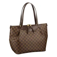 Сумка Louis Vuitton N41103 Westminster GM Shoulder Bag Damier Ebene Canvas "Brown"