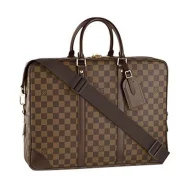 Портфель Louis Vuitton N41122 Porte-Documents Voyage GM Briefcase Damier Ebene Canvas "Brown"