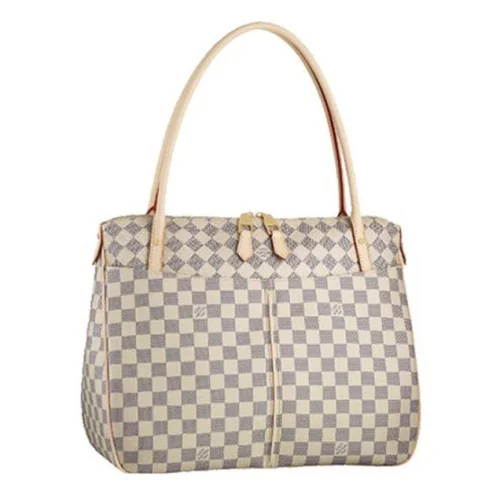 Сумка Louis Vuitton N41175 Figheri GM Shoulder Bag Damier Azur Canvas "White"
