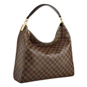 Сумка Louis Vuitton N41185 Portobello GM Hobo Bag Damier Ebene Canvas "Brown"