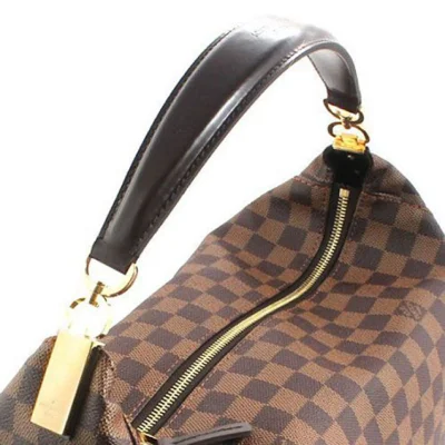 Сумка Louis Vuitton N41185 Portobello GM Hobo Bag Damier Ebene Canvas "Brown" фото № 4