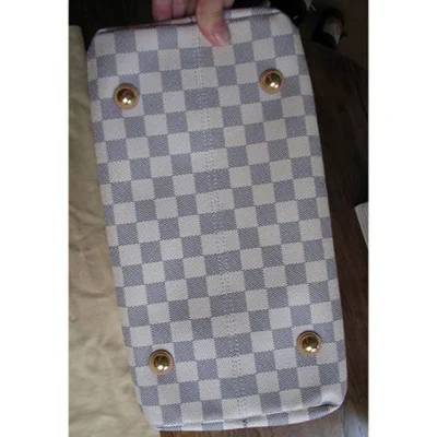 Сумка Louis Vuitton N41375 Cabas MM Shoulder Bag Damier Azur Canvas "White" фото № 7