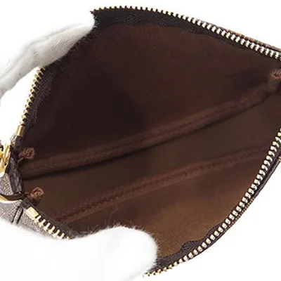 Сумка Louis Vuitton N41426 Mini Pochette Accessoires Evasion Damier Ebene Canvas "Brown" фото № 9